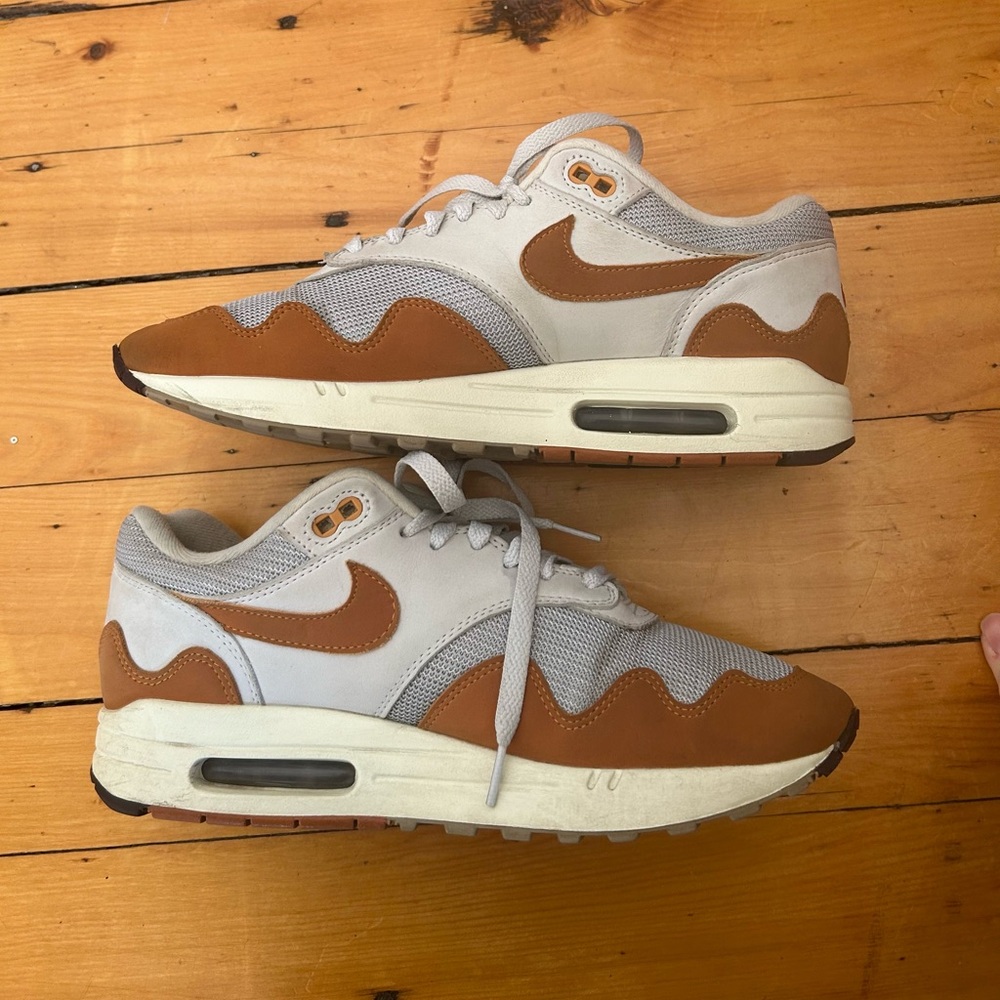 Nike Air Max 1 “PATTA” Burnt Orange Rust Sneakers - Picture 1 of 7